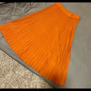 Dark orange skirt